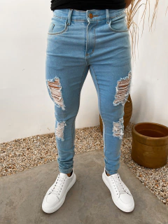 CALÇA SB JEANS DESTROYED - AZUL CLARO - comprar online