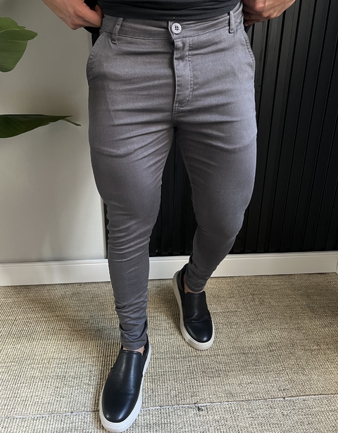 CALÇA SB SARJA PREMIUM - CHUMBO
