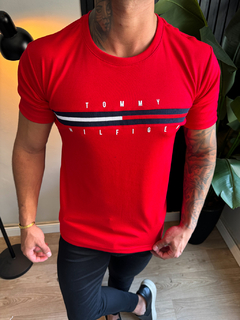 CAMISETA TOMMY HILFIGER NEW - VERMELHO - comprar online
