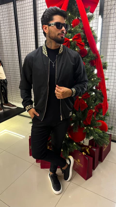 JAQUETA VERSACE - PRETA - EleganceOutlet