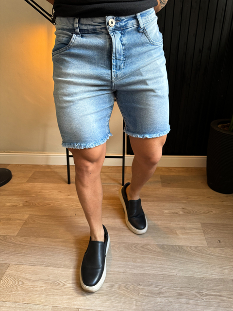 BERMUDA AUSTIN JEANS - AZUL CLARO