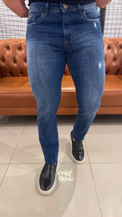 CALÇA JEANS LACOSTE - AZUL MEDIO na internet
