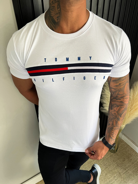 CAMISETA TOMMY HILFIGER NEW - BRANCA