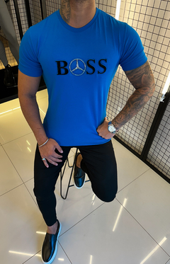 CAMISETA HUGO BOSS MERCEDES NEW - AZUL - comprar online