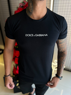 CAMISETA DOLCE & GABBANA - PRETA