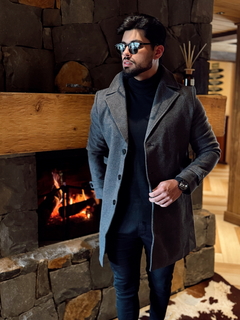 SOBRETUDO LÃ PREMIUM - CHUMBO - comprar online