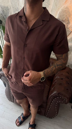 CONJUNTO NORONHA - MARROM - EleganceOutlet