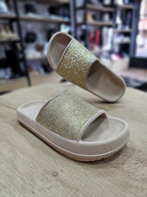 Chancla Sunny Oro Glitter