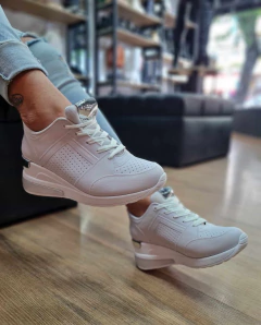 Zapatillas taco chino Trap Blanco - tienda online