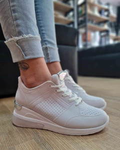 Zapatillas taco chino Trap Blanco en internet