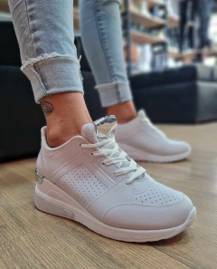 Zapatillas taco chino Trap Blanco