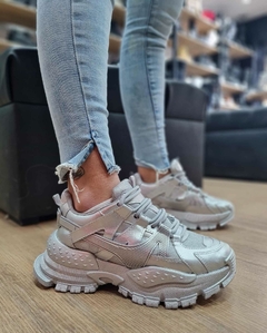 Zapatilla Cazzu Street Plateada - Bunker Shoes