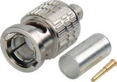 CANARE BCP-B25HD, 75 Ohms BNC Crimp Plug for Canare L-2.5CHD and Gepco VDM230 Cables.