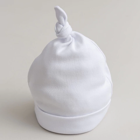 Gorrito con nudo | Blanco