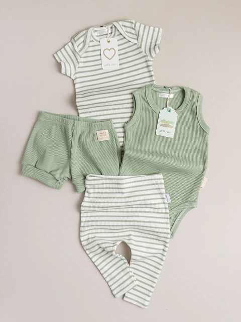 Kit rayitas verdes 4 piezas | Morley