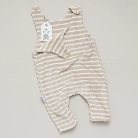 LÍNEAS BEIGE | Chinito plush rayado - comprar online