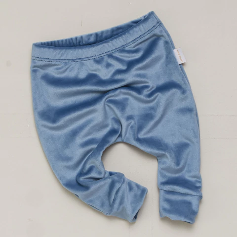 Babucha de plush con puño | AZULINO