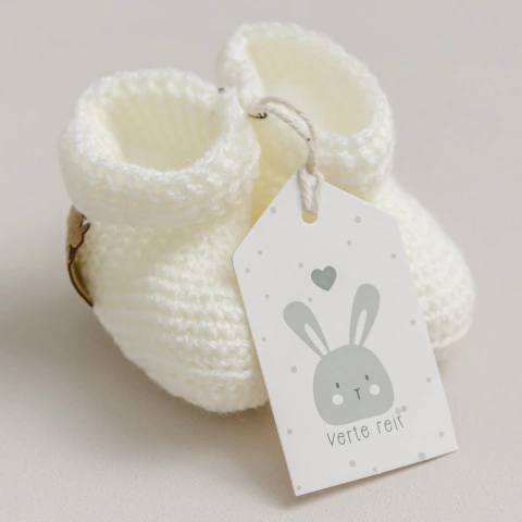 Escarpines tejidos | Natural