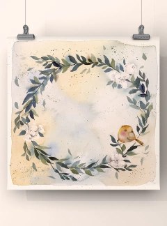 Coroa de Folhas na internet