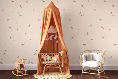 Papel de Parede - Pardais azul - comprar online
