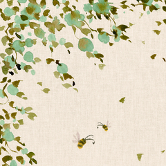 Papel de Parede boiserie - Abelhas - comprar online