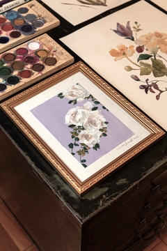 Quadro "flores lilás" - comprar online