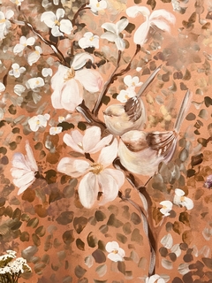 Quadro "pássaros alaranjados" - comprar online