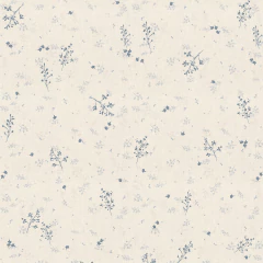 Papel de Parede Mini flores - azul escuro - comprar online