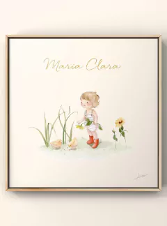 Papel de carta - A menina e os girassóis - comprar online