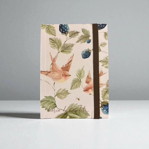 Diário do bebê - Morangos azuis - comprar online