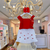 Conjunto Short Off Corações Bordados E Blusa Musseline Vermelha Off White Gabriela Aquarela