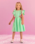Vestido Verde Com Babados Málagah - comprar online