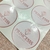 Cartela 120 adesivos redondos 3, 4 e 5cm - loja online
