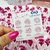 Card Fita com buquê de flores - Outubro Rosa (30 unid) - comprar online