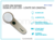 Lupa Galileo Doble Luz Led Y Lente Cristal - 15x Ø37mm - comprar online