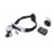 Lupa Vincha Manos Libres Galileo - Doble Luz Led, 5 Lentes y 3 Monoculares