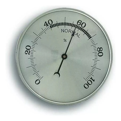 Higrómetro Para Empotrar De Aguja Tfa Diámetro 45mm Plateado