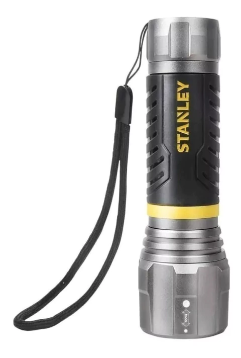 Linterna Stanley Aluminio 380 Lumenes Zoom Antideslizante Color De La Linterna Gris Negro Color De La Luz Blanca