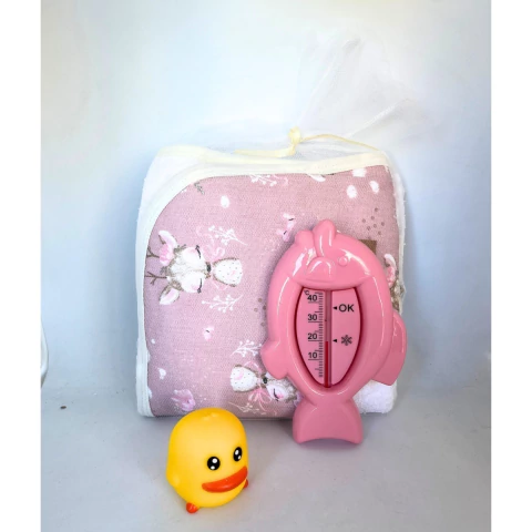 Set De Bebe Primer Baño - Rosa - comprar online