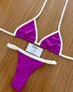 Conjunto bronze fio bicolor uva - comprar online