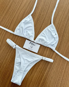 Conjunto bronze fio branco na internet