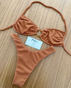 Conjunto top argola carmel caramelo 2 em 1 na internet
