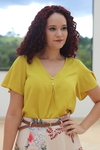 Blusa de Viscolinho - BLS na internet