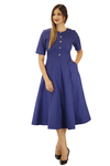 Vestido Jasmine Manga Curta - VJC - comprar online