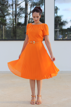 Vestido Plissado Anne - VPA - SSS Modas Ltda