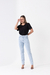 Calça Mom Jeans Sophia Jeans Claro na internet