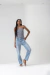 Calça Reta Paula Jeans Com Bolsos na internet
