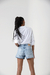 Short Jeans Claro Desfiado - BLD Jeans