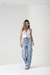 Calça Wide Leg Cargo
