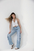 Calça Wide Leg Cargo - BLD Jeans